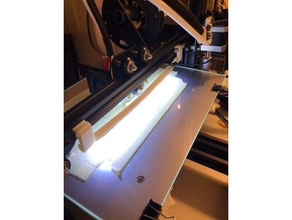 ışık Köprüsü cr-10 mini v-yuvası 3d yazıcı aksesuarları aksesuar yükseltme creality led vslot v yuvası 3d print model - Mito3D