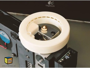 360 f-duct mkii jg aurora a5 & a3s Impresora 3d de las piezas conducto refrigeración del ventilador jgaurora 3d print model - Mito3D