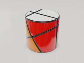 2x2 kite-Lauf v2 Rätsel barrel mod rubiks cube verzwicktes puzzle 3d print model - Mito3D