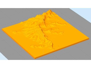 hawaii elevation model learning geology geomorphology volcanos 3d print model - Mito3D