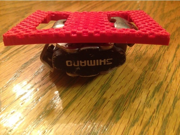 shimano spd pedal adapter Teile 3D print model - Mito3D