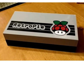 gamepad zero retropie caso video giochi 3d print model - Mito3D