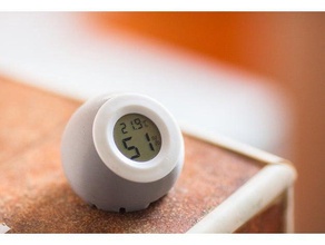 digital thermometer hygrometer holder household supplies chinese stand 3d print model - Mito3D