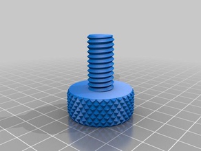 1 2-13 thumb screw parts customized 3d print model - Mito3D
