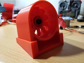 high speed ducted fan 2205 brushless motor electronics edf electric extractor soldering 3d print model - Mito3D