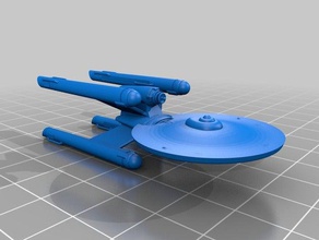 star trek tos apache sınıf fan tasarımı araç starship 3d print model - Mito3D