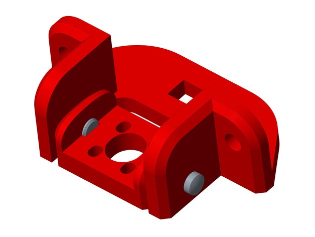 migliorata z-dado di montaggio ipercubo Stampante 3d parti Il 2020 estrusione stampante 3D print model - Mito3D