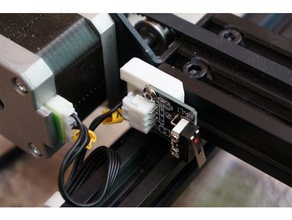 ajustable eje y tope terminal monte cr-10 Impresora 3d de las piezas cr10 cr10s creality y-tope 3d print model - Mito3D
