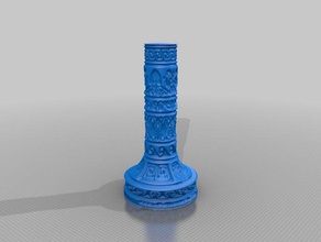 pillar buildings & structures 3d print model - Mito3D