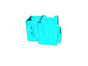 ir remote controler box hobby infrarossi remoto controllo 3d print model - Mito3D