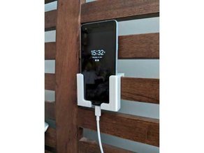 google pixel 2 headboard charge holder mobile phone 3d print model - Mito3D
