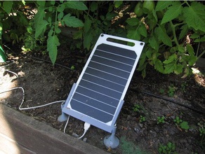 solar para montaje en panel al aire libre y jardín 3d print model - Mito3D