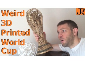 voronoi Dünya Kupası sahne futbol aptal kupa 3d print model - Mito3D