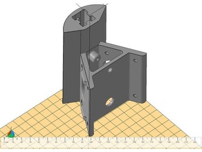 bottom corners delta printer micromake d1 3d parts 3d print model - Mito3D