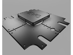 hypercube evolution top cover Gehäuse 140-mm-Lüfter 3d Drucker Zubehör 3d print model - Mito3D