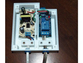 caso sensor de umidade do circuito casa banho aspirateur aspiração aspiratore aspirazione bagno circuiti circuitos contenitore fã a scatola sensore umidit ventilazione 3d print model - Mito3D