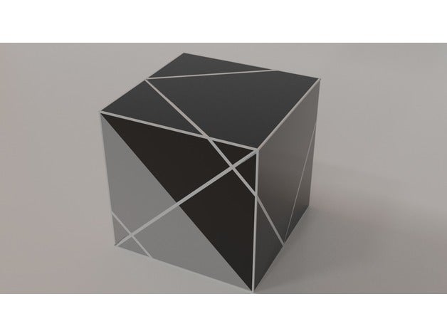 jing jang cubo de 2x2 puzzles puzzle rubiks cube curvas 3D print model - Mito3D