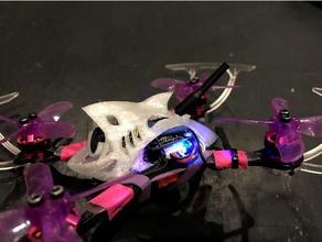 hungryshark canopy falcon multirotors babyshark bottom plate r c vehicles 3d print model - Mito3D