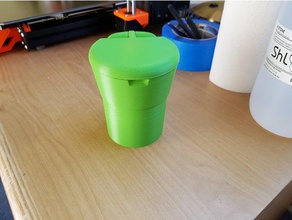 car cup coperchio stampa-in-place i contenitori automotive tazza honda fit jazz posto il stampa luogo 3d print model - Mito3D