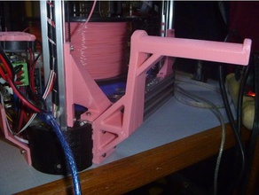 kossel base mount filament holder 3d printer accessories 2020 delta folgertech 3d print model - Mito3D