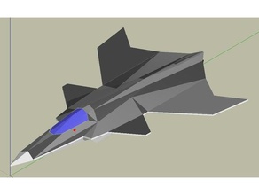 mcdonnell douglas x-36 vehicles aircraft airplane model rc xplane 3d print model - Mito3D