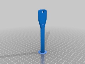 text key 3 household customized 3d print model - Mito3D