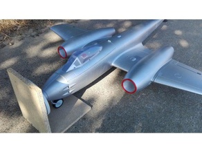 inlet ring dynam gloster meteor twin edf jet r c vehicles 3d print model - Mito3D