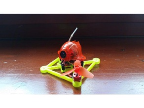 gr1ff beta - 75mm brushless whoop frame 3d printing 0703 0705 2018 35mm 41mm brushlesswhoop drone durable gophy gr1ffin griff griffin happymodel indoor light micro mini mod motors propellers props quad quadcopter racing small snapper 7 spare super tiny tinywhoop ultra very 3d print model - Mito3D