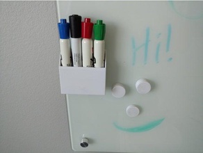 whiteboard marker holder organization 3d print model - Mito3D