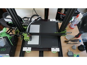 tevo tornado flexplate compatible screw plate upgrade 3d printer accessories buildtak 3d print model - Mito3D