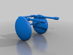 meine angepasste figo hinten Haustier Rollstuhl Haustiere kundengebundene 3d print model - Mito3D