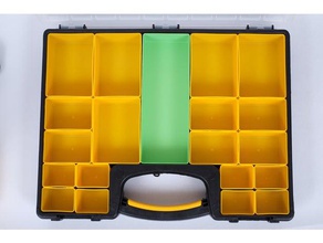 large bins trays harbor freight parts storage case tool holders & boxes organizer small 3d print model - Mito3D
