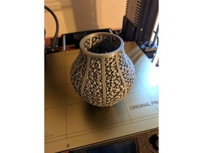 gyroid vase household art math sculpture slic3r 3d print model - Mito3D