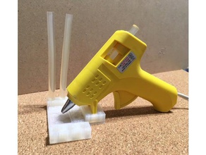 hot gule gun glue stand tool holders & boxes 3d print model - Mito3D
