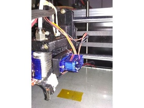 hypercube servo holder v12 3d printing 3d print model - Mito3D