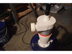 15 25-Zoll-Vakuum-Anlage Teile Zyklon-Staubsauger Staub-Sammler shopvac Vakuum-adapter 3d print model - Mito3D