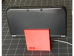 novo 3ds xl suporte de carga jogos vídeo nintendo 3d print model - Mito3D