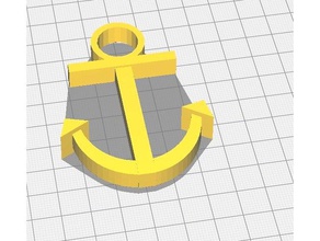 anchor hobby boat sailing 3d print model - Mito3D