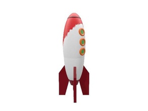fallout new vegas - lembrança de foguetes modelos réplica foguete jogo vídeo 3d print model - Mito3D