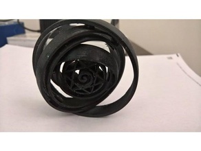 gyro fidgeter oyuncaklar ve oyunlar arşimet spiral fidget spinner jiroskop 3d print model - Mito3D