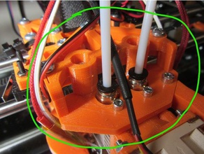chimera cyclops hot end mount flsun cube Beförderung-änderung 3d-Drucker Teile 3d print model - Mito3D