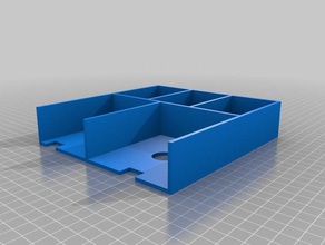 gloomhaven box einfügen adventure-tray r - ärmeln-Karten Spielzeug & game Zubehör 3d print model - Mito3D