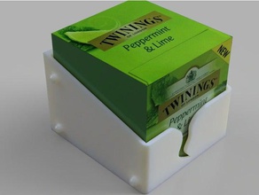 twinings tea box organiser organization expandable storage wall mount 3d print model - Mito3D