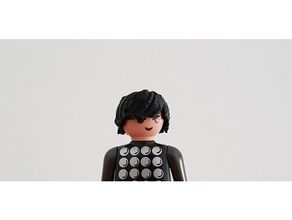 Coole playmobil Haare Spielzeug & Spiele 3d print model - Mito3D