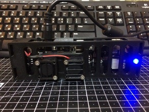 snapmaker controlboard case 25mm dual fan 40mm 3d printer parts control board 3d print model - Mito3D