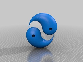 ying yang jewelry 3d print model - Mito3D