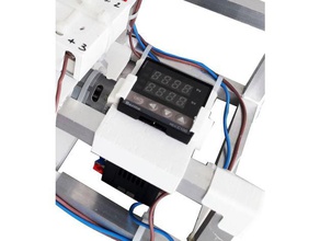 pid control support square alu profile electronics 16mm tube 16 aluminium c100 chassis clip regulation rex temperature 3d print model - Mito3D