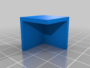 3-sided test calibration cube 20 3d printers 3d print model - Mito3D