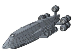 sw - c-roc gozanti sınıfı bir yük gemisi oyuncaklar ve oyunlar şilep star wars asiler x-wing starship 3d print model - Mito3D