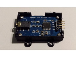 catalex yx5300 serial uart mp3 module mount electronics 3d print model - Mito3D